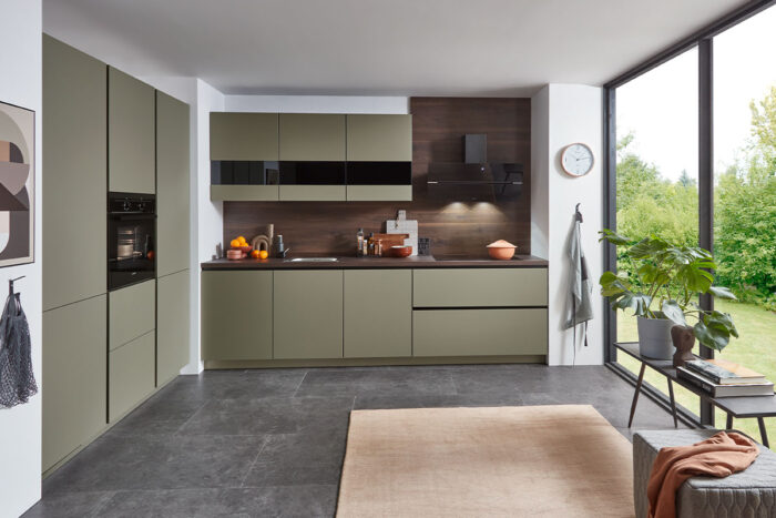 nobilia Einbauküche Senso Olive