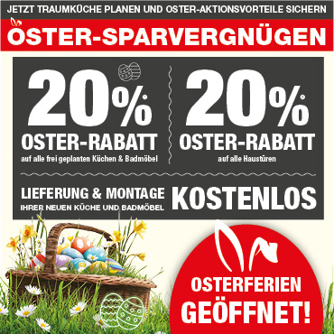 Oster-Sparvergnügen bei Küchen Hoffmann