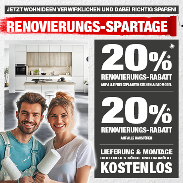 Renovierungs-Spartage bei Küchen Hoffmann